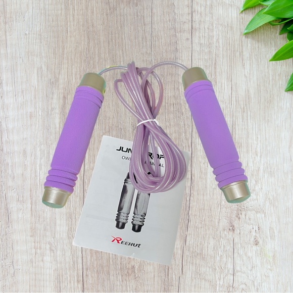 REEHUT Jump Rope for Fitness *Purple* - Picture 4 of 5